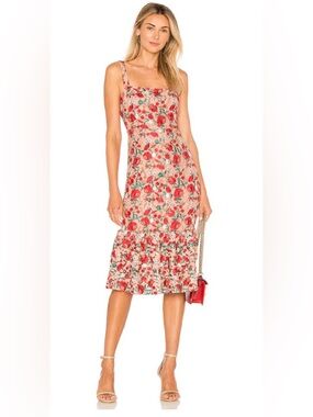 Lovers + Friends Under The Stars Midi Floral Dress